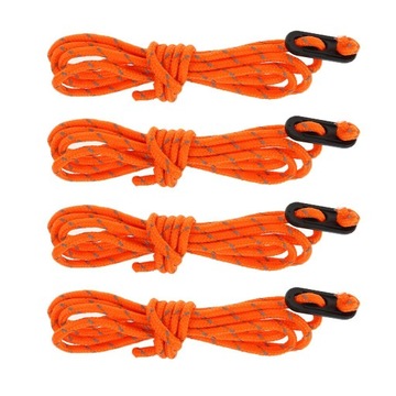 4 шт., палатка Guyline, светоотражающая нейлоновая веревка и