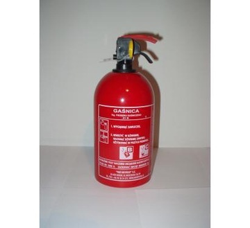 GASNICA METALOWA - 1KG 2 LATA GWARANCJI PROSZKOWA