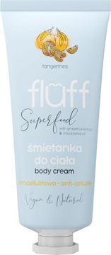 Body cream FLUFF Superfood śmietanka do ciała antycellulitowa Mandarynki