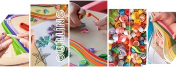 Бумага для квиллинга Набор для квиллинга Полоски 40х50 см