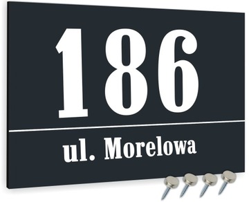 Tabliczka ADRESOWA ALUMINIOWA Tablica NUMER DOMU
