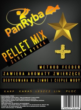 Pellet method feeder Mix Złota Rybka + Pan Ryba