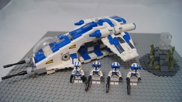 Lego Star Wars 501 клон Dropship MOC фигурки клоны канонерская лодка Gunship