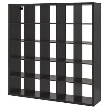 IKEA KALLAX regał półka 182x182 cm CZARNYBRĄZ
