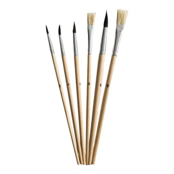 ШКОЛЬНЫЕ ЩЕТКИ BAMBINO - 6 ШТ.