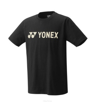 Теннисная рубашка Yonex Practice Logo, черная, размер XXL