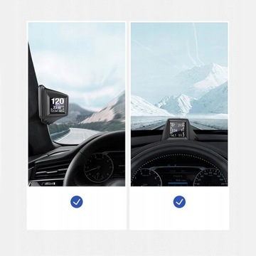 Бортовой компьютер HUD Smart Vision OBD2 GPS