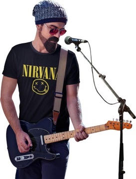 KOSZULKA TSHIRT MĘSKA DLA NIEGO NIRVANA NA KONCERT