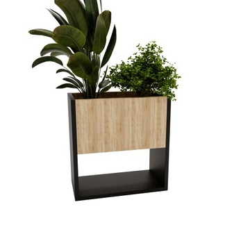Kwietnik Karo B stojący donica kwiaty dom 44 cm bardolino loft doniczka