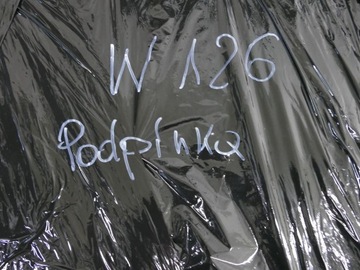 MERCEDES S W126 ОТДЕЛКА ПОТОЛКА С ОБЛИЦОВКОЙ ЛЮКА КРЫШИ