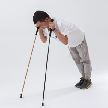 Очень легкие треккинговые палки, складные треккинговые палки из углеродного волокна.