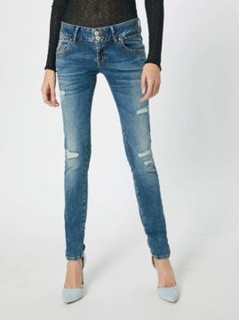 LTB spodnie LOW WAIST blue jeans MOLLY _ W32 L34