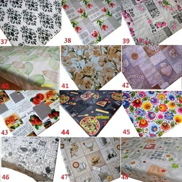 CERATA OBRUS DUŻY WYBÓR 156 WZORÓW 110x140