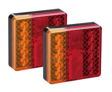 ZESTAW 2x LAMPA LED DO PRZYCZEPKI przyczepy TYLNA ZESPOLONA HOMOLOGACJA