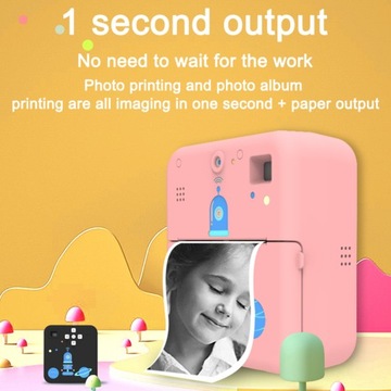 Карманный фотопринтер с беспроводной термопечатью