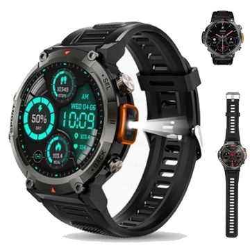 SMARTWATCH LED ZEGAREK MĘSKI ROZMOWY POLSKIE MENU 1.45
