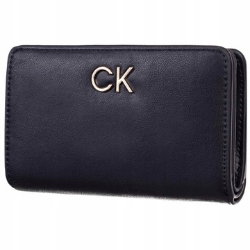 CALVIN KLEIN BEZPIECZNY PORTFEL DAMSKI BILLFOLD CZARNY