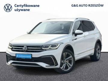 Volkswagen Tiguan Allspace SUV Facelifting 2.0 TSI 190KM 2022 Volkswagen Tiguan Allspace 2.0 TSI 190 KM 4Mot. R-Line DSG, Niski przebieg