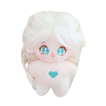 10CM Naked Cotton Doll DIY Hairstyles Cute Big Eyes Anime Girl Doll Plush