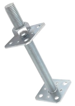 PODSTAWA SŁUPA REGULOWANA pręt m24*250mm 80x80mm