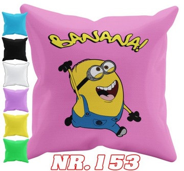 POSZEWKA NA PODUSZKĘ JAŚKA DO PRZEDSZKOLA MINIONKI + IMIĘ GRATIS