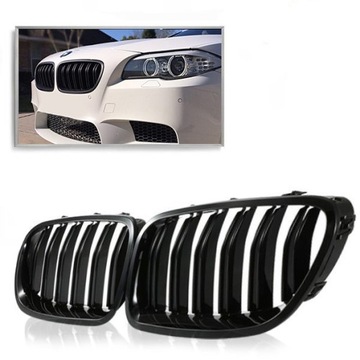 MASKA LEDVINA BMW 5 F10 F11 10- M5 LOOK BLACK LESK