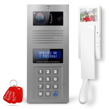 Wideodomofon z SZYFRATOREM Furtka i Brama RFID PIN