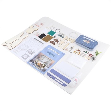 Миниатюрный дом DIY КОМНАТА LED BOX