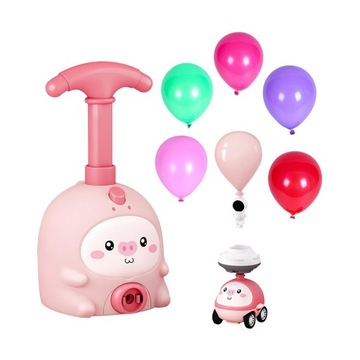 Wyrzutnia balonów Samochodzik instrukcja Balloon Power Różowy