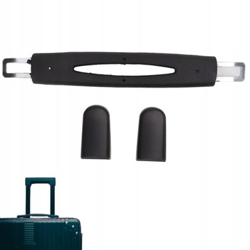 UCHWYT RĄCZKA CZĘŚĆ DO WALIZKI TORBY BAGAŻ CZARN