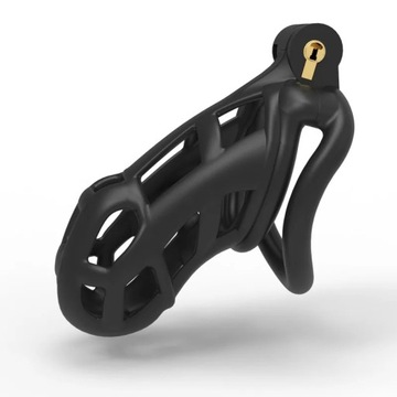 Żywica mężczyzna urządzenie Chastity Cobra Cock Cage z 4 Penis Cock Ring Sl