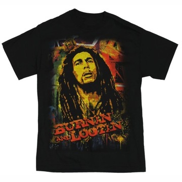 Burning and Looting. Reggae Music Bob Marley New T-Shirt Koszulka