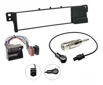 BMW E46 99-05 RAMKA RADIA 1DIN ISO 40PIN +REDUKCJA