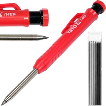 Yato Ołówek Automatyczny Wkładem Grafit Temperówką