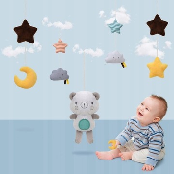 ПЛЮШЕВАЯ КАРУСЕЛЬ ДЛЯ МУЗЫКАЛЬНОЙ ШКАТУЛКИ MELODIE ДЛЯ кроватки