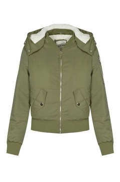 Tally Weijl kurtka khaki baranek S