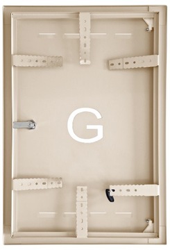 БЕЖЕВАЯ ГАЗОВАЯ ДВЕРЬ 60x50 КРЫШКА ГАЗОВОГО СЧЕТЧИКА