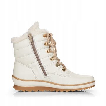 Женские зимние ботинки Утепленные кожаные зимние ботинки Rieker Remonte Ботильоны 38