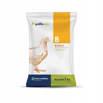 Witaminy dla kurcząt, brojlerów POLFAMIX B 1kg