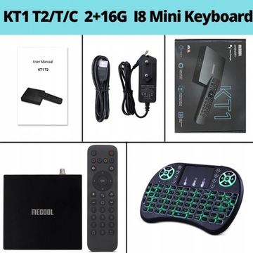 Hot sales MECOOL KT1 DVB-T2 Amlogic S905X4 Android TV 10 DVB