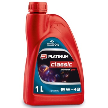 Orlen Oil Olej silnikowy PLATINUM CLASSIC GAS MINERAL 15W-40 | 1L