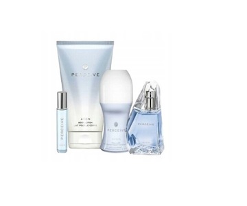 ZESTAW UPOMINKOWY PERCEIVE 4 SZT. + TOREBKA AVON