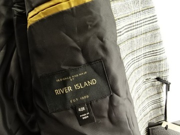 RIVER ISLAND__marynarka męska KRATKA__40__NOWA