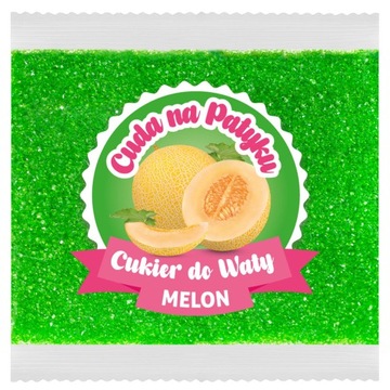 Cukier Do Waty Cukrowej Kolorowy do Maszyny Smakowy MELON Melonowy 100g