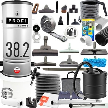 ODKURZACZ CENTRALNY PROFI 38.2 2110W+TURBOSZCZOTKA