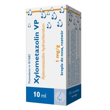 Xylometazolin VP 0.1% krople do nosa, 10ml