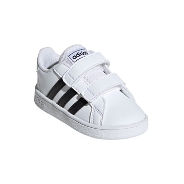26 БЕЛЫЕ КРОССОВКИ ADIDAS EF0118 НА ЛИПУЧКЕ ДЛЯ ДЕТЕЙ