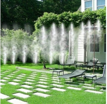 ВОДЯНАЯ ЗАВЕСА ТУМАННЫЙ СПРИНКЕР КОНДИЦИОНИРОВАНИЕ ВОЗДУХА ДЛЯ САДА САДОВОГО УЧАСТКА КОНДИЦИОНИРОВАНИЕ ВОЗДУХА