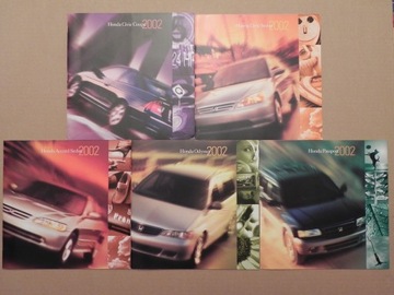 Prospekt - HONDA - CIVIC / ACCORD / ODYSSEY / PASSPORT - USA - 2002 r