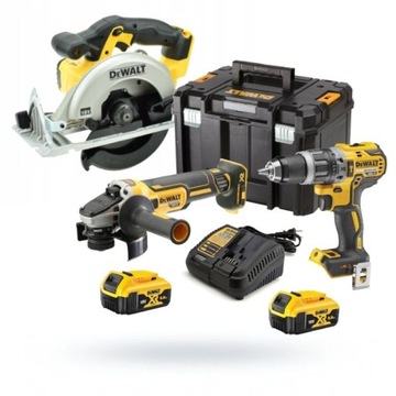 Zestaw elektronarzędzi DeWalt DCK2080P2 DCS391 Wkrętarka szlifierka pilarka